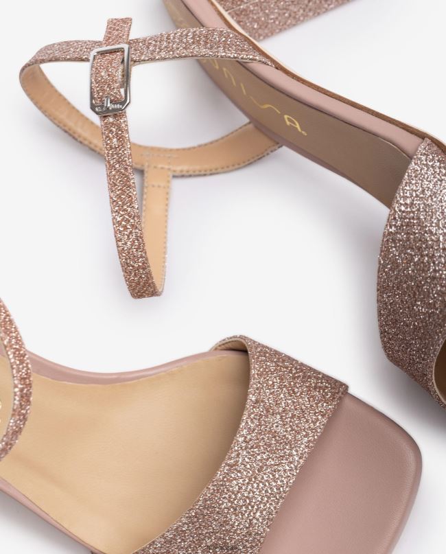 Unisa סנדלי אצבע מרובעת וָרוֹד נשים V2BP2396