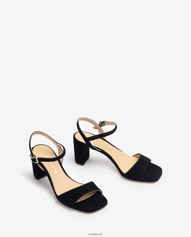 Unisa סנדל סוליה מרובעת שָׁחוֹר נשים V2BP2416
