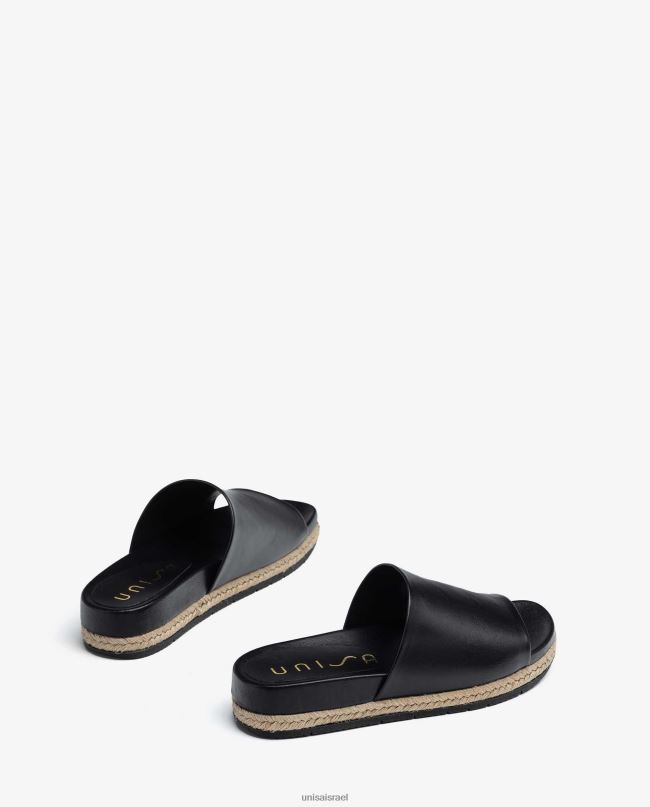 Unisa סנדלי עור ויוטה שָׁחוֹר נשים V2BP2424