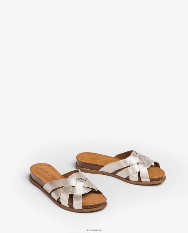 Unisa פרדות עור באפקט נחש שטוח מְעוּדָן נשים V2BP2430