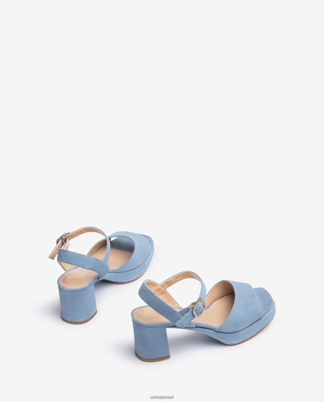 Unisa סנדל זמש עם אבזם כְּחוֹל נשים V2BP2437