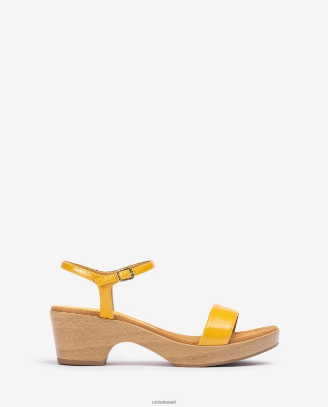 Unisa סנדל בלוק עור אופנה נשים V2BP2441