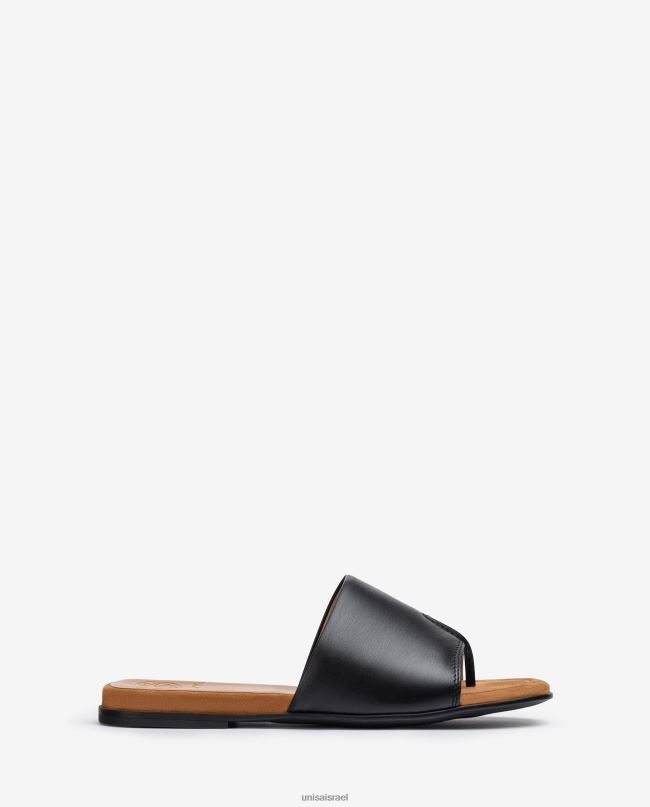 Unisa סנדל עם עמוד בוהן שָׁחוֹר נשים V2BP2444