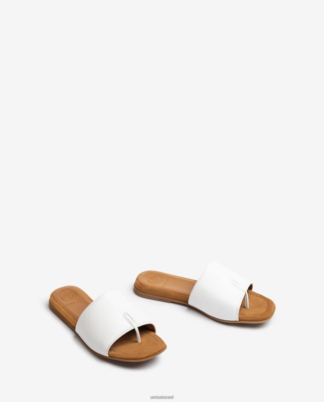 Unisa סנדל עם עמוד בוהן לבן נשים V2BP2445