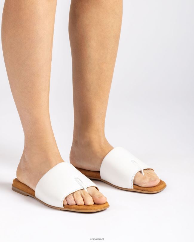 Unisa סנדל עם עמוד בוהן לבן נשים V2BP2445