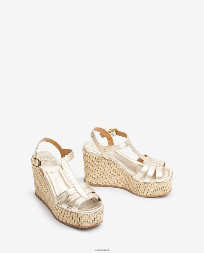 Unisa סנדל רצועות טריז גבוה אופנה נשים V2BP2456