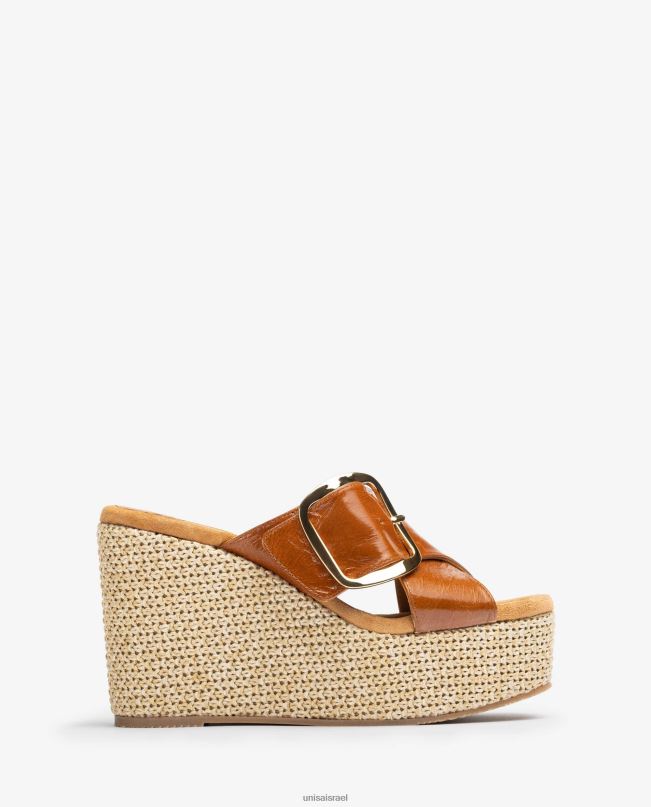 Unisa סנדל טריז גבוה עם אבזם מְעוּדָן נשים V2BP2462