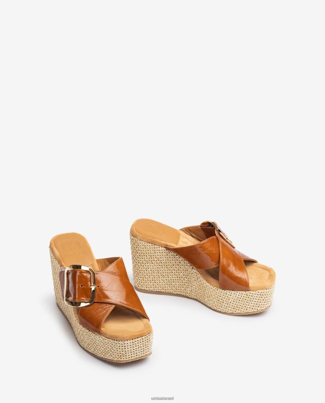 Unisa סנדל טריז גבוה עם אבזם מְעוּדָן נשים V2BP2462