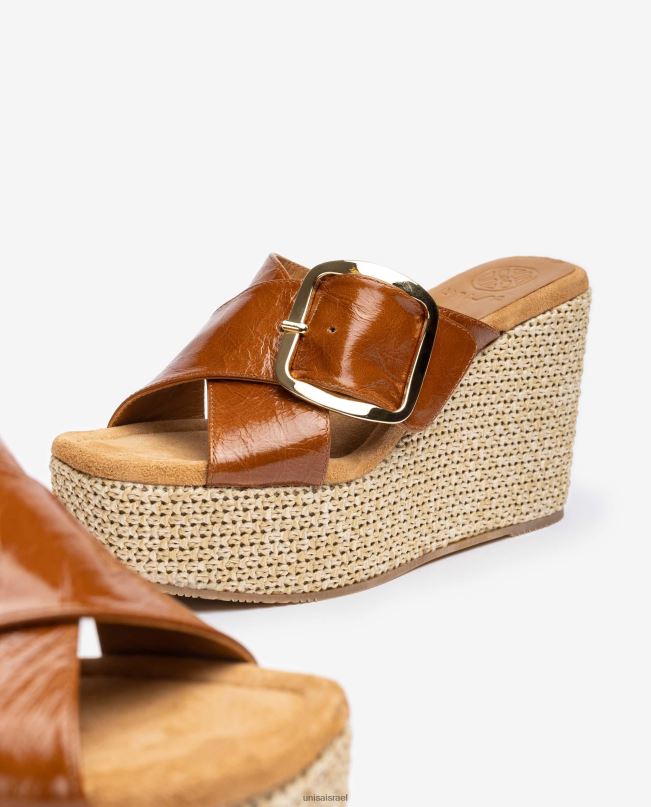 Unisa סנדל טריז גבוה עם אבזם מְעוּדָן נשים V2BP2462