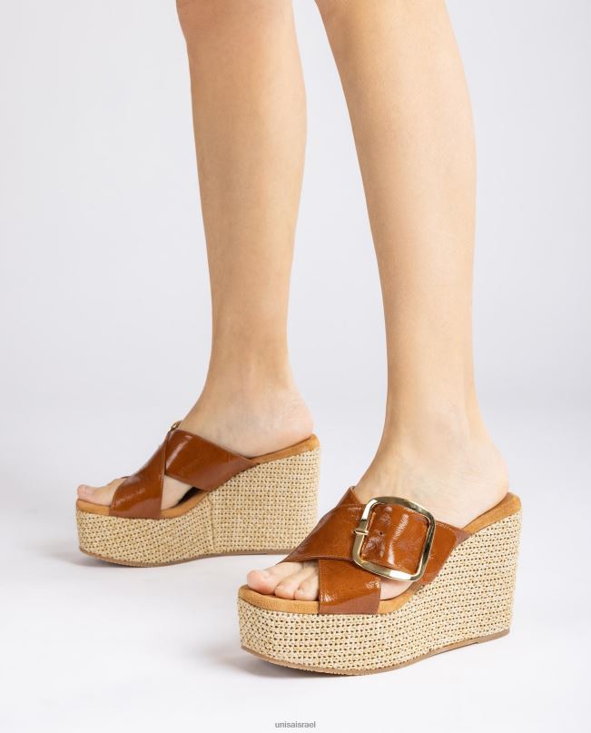 Unisa סנדל טריז גבוה עם אבזם מְעוּדָן נשים V2BP2462