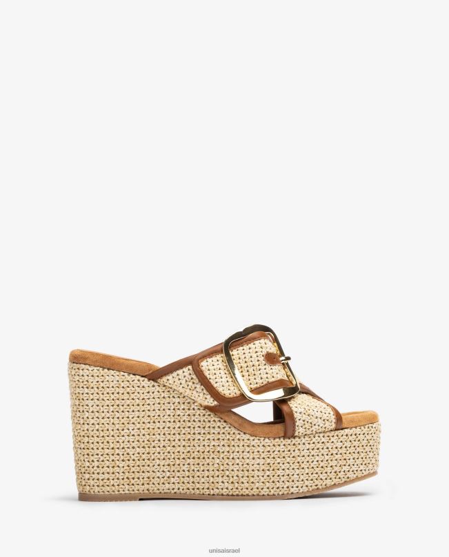 Unisa סנדל טריז גבוה עם אבזם אופנה נשים V2BP2463