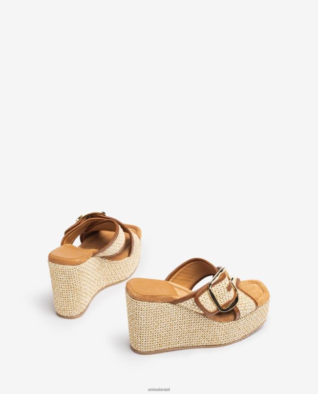 Unisa סנדל טריז גבוה עם אבזם אופנה נשים V2BP2463