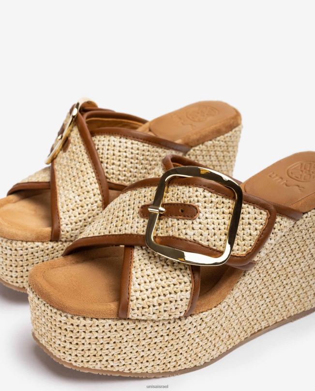 Unisa סנדל טריז גבוה עם אבזם אופנה נשים V2BP2463