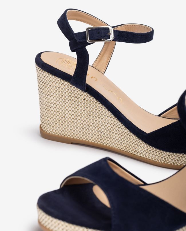 Unisa סנדל עקב טריז רפיה מְעוּדָן נשים V2BP2489