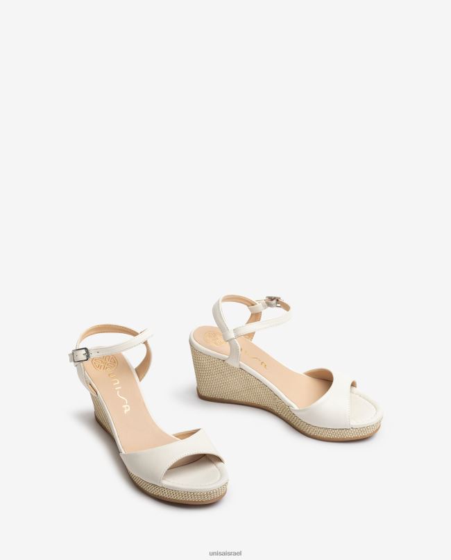 Unisa סנדל עקב טריז רפיה אופנה נשים V2BP2491