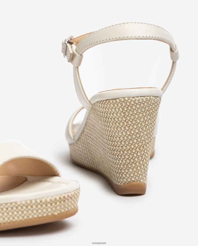 Unisa סנדל עקב טריז רפיה אופנה נשים V2BP2491