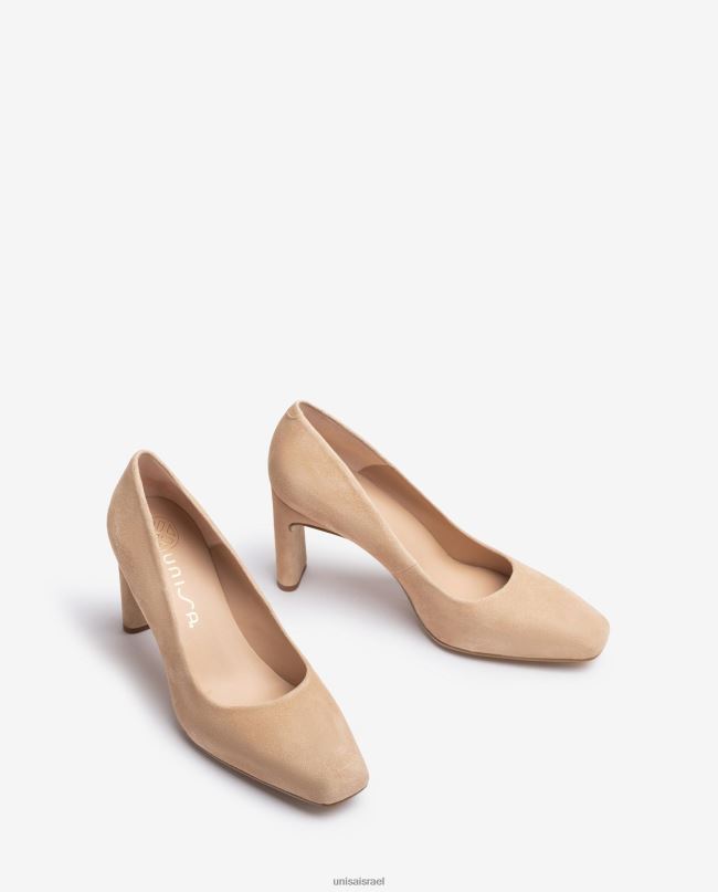 Unisa משאבת אצבע מרובעת בז' נשים V2BP2550