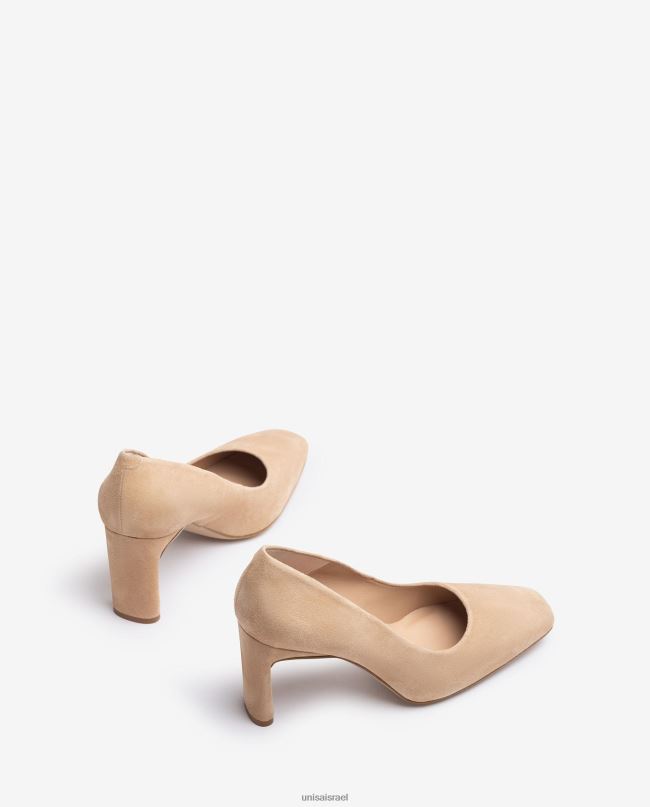 Unisa משאבת אצבע מרובעת בז' נשים V2BP2550