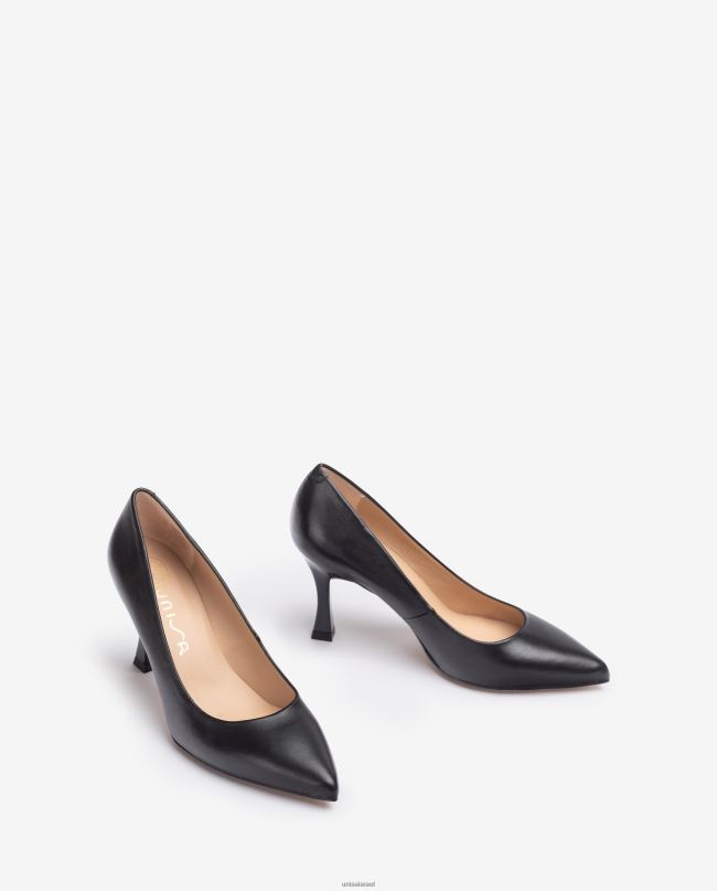 Unisa משאבה מחודדת שָׁחוֹר נשים V2BP2555