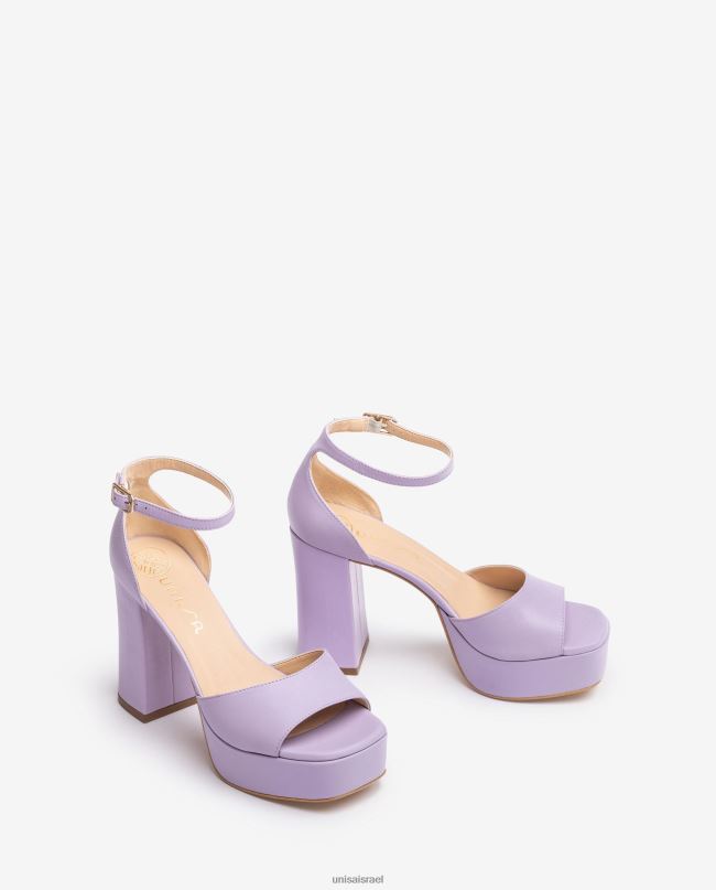 Unisa סנדל מרובע עם פלטפורמה לילה נשים V2BP255