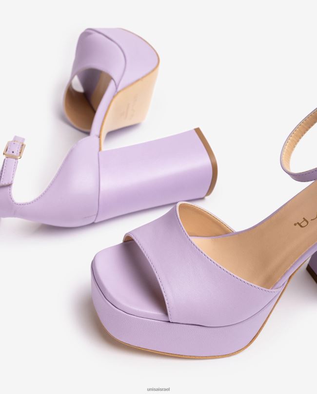 Unisa סנדל מרובע עם פלטפורמה לילה נשים V2BP255