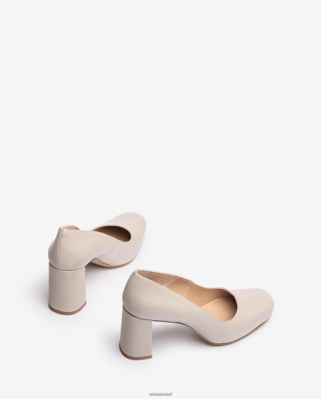 Unisa משאבת אצבע מרובעת עם פלטפורמה בז' נשים V2BP2565