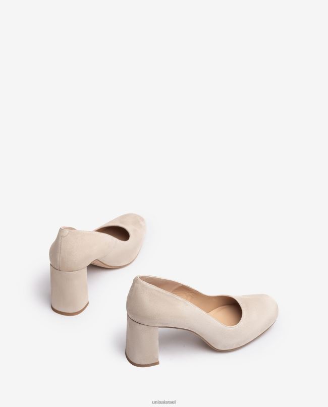 Unisa משאבת אצבע מרובעת עם פלטפורמה בז' נשים V2BP2567