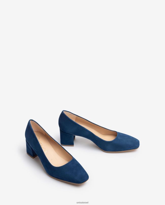 Unisa משאבה עם עקב רחב כְּחוֹל נשים V2BP2572