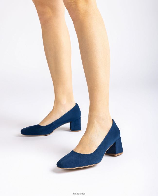 Unisa משאבה עם עקב רחב כְּחוֹל נשים V2BP2572