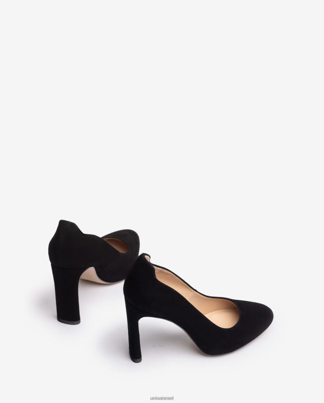 Unisa נעל עקב עם פלטפורמה פנימית שָׁחוֹר נשים V2BP2577