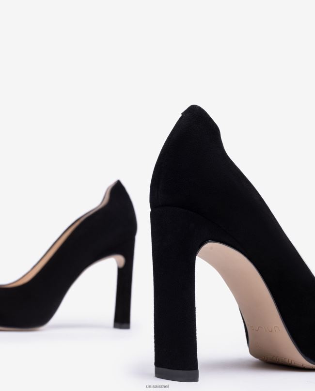 Unisa נעל עקב עם פלטפורמה פנימית שָׁחוֹר נשים V2BP2577