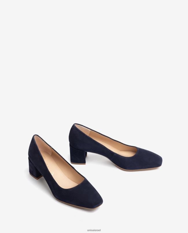 Unisa משאבה עם עקב רחב כְּחוֹל נשים V2BP2581