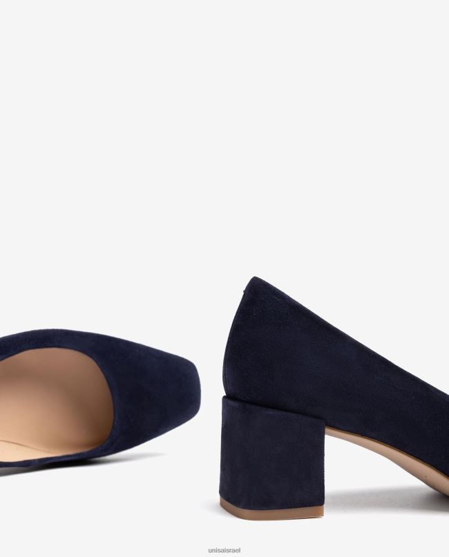 Unisa משאבה עם עקב רחב כְּחוֹל נשים V2BP2581