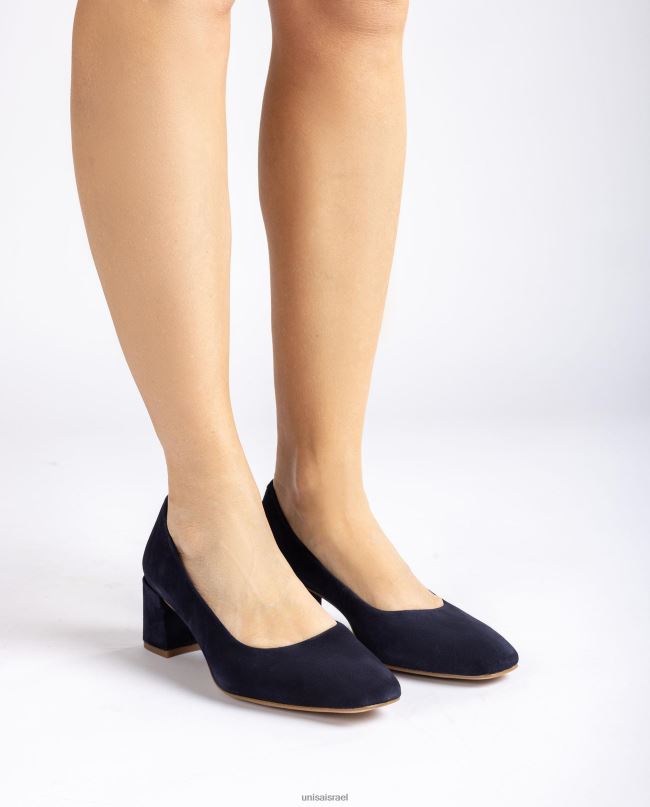 Unisa משאבה עם עקב רחב כְּחוֹל נשים V2BP2581