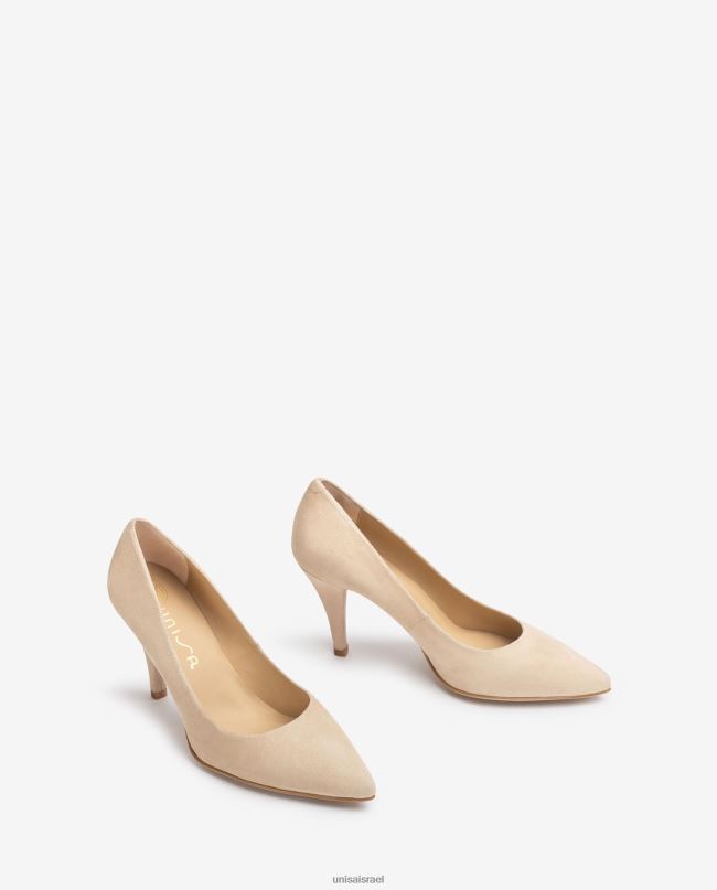 Unisa משאבת זמש עם בוהן מחודדת ועקב דק מְעוּדָן נשים V2BP2588