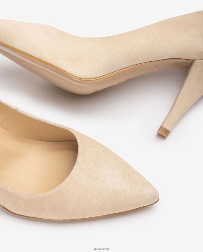 Unisa משאבת זמש עם בוהן מחודדת ועקב דק מְעוּדָן נשים V2BP2588