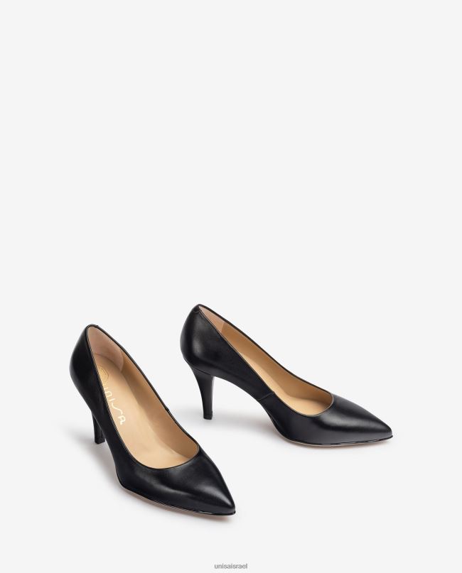 Unisa משאבות עור עם בוהן מחודדת ועקב דק אופנה נשים V2BP2593