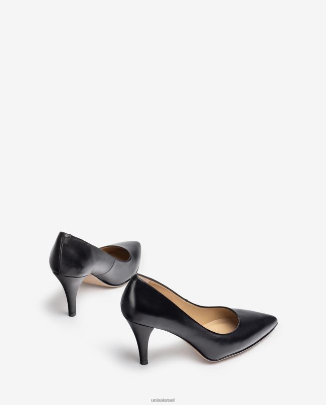 Unisa משאבות עור עם בוהן מחודדת ועקב דק אופנה נשים V2BP2593