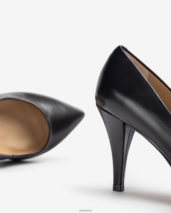 Unisa משאבות עור עם בוהן מחודדת ועקב דק אופנה נשים V2BP2593