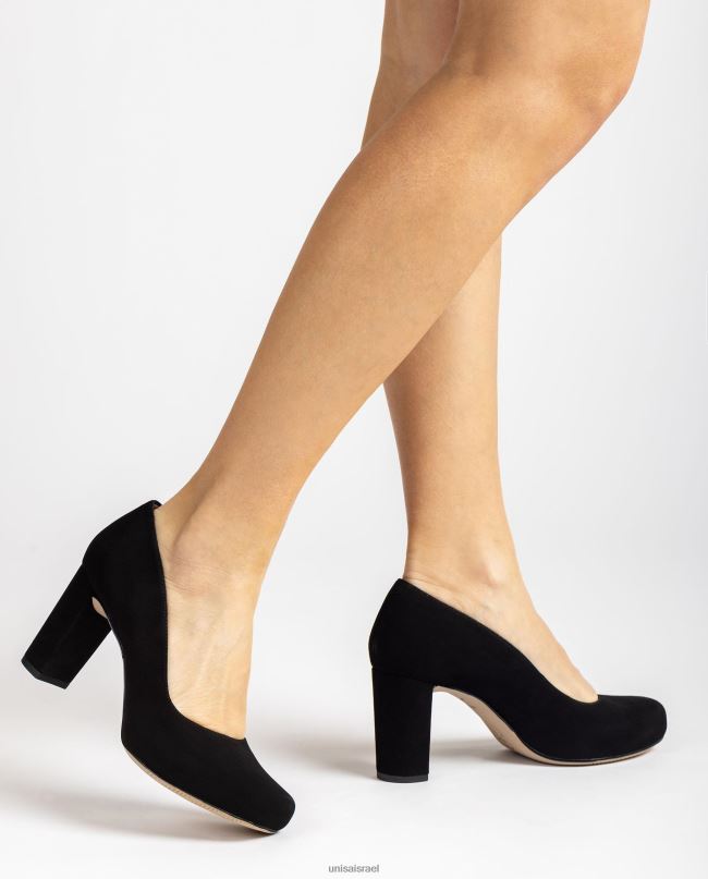 Unisa משאבות מרובע עם פלטפורמה שָׁחוֹר נשים V2BP2595