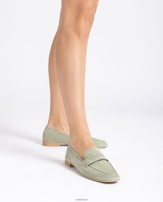 Unisa מכנסי זמש ירוק נשים V2BP2597