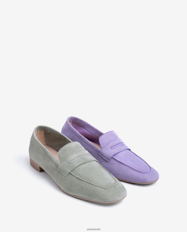 Unisa מכנסי זמש ירוק נשים V2BP2597