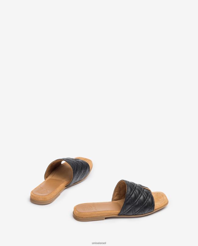 Unisa סנדל אצבע מרובעת שָׁחוֹר נשים V2BP259