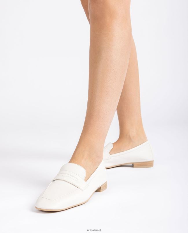 Unisa מכנסי עור לבן נשים V2BP2618