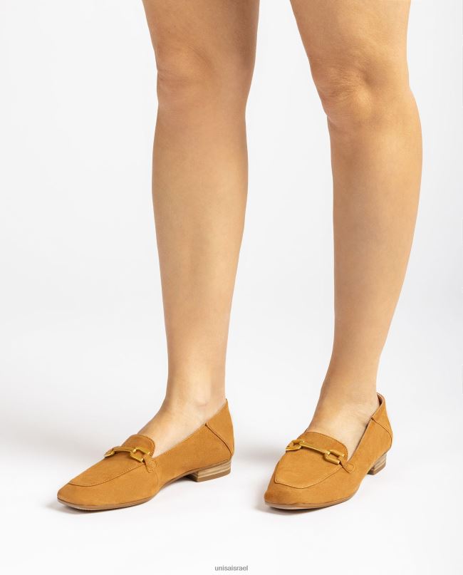 Unisa נעלי זמש עם עיטור חום נשים V2BP2629
