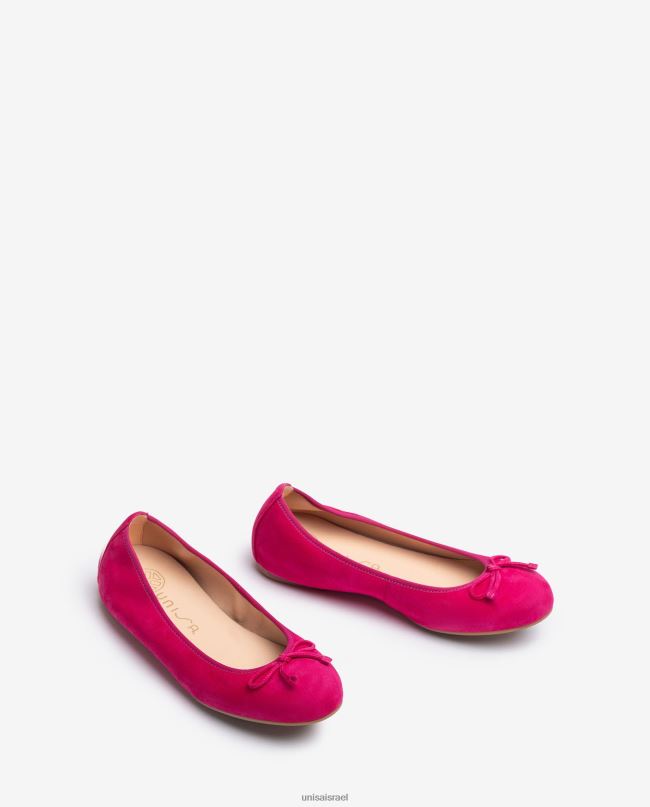 Unisa נעל בלרינה עגולה וָרוֹד נשים V2BP2636