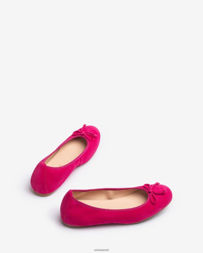 Unisa נעל בלרינה עגולה וָרוֹד נשים V2BP2636