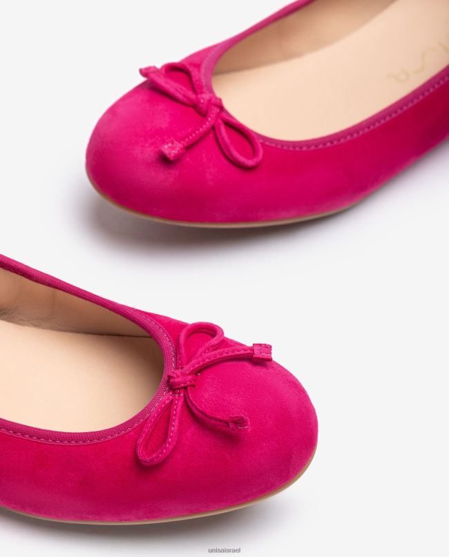 Unisa נעל בלרינה עגולה וָרוֹד נשים V2BP2636