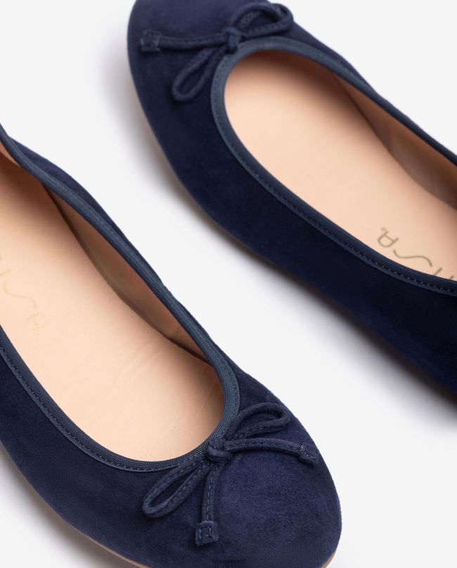 Unisa נעל בלרינה עגולה כְּחוֹל נשים V2BP2638