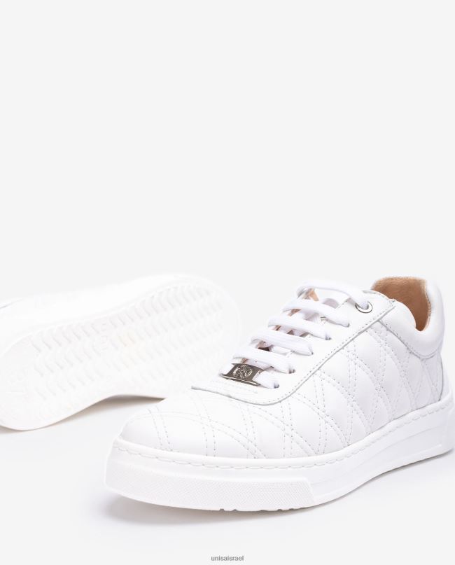 Unisa נעלי ספורט עם טלאים גיאומטריים לבן נשים V2BP2648